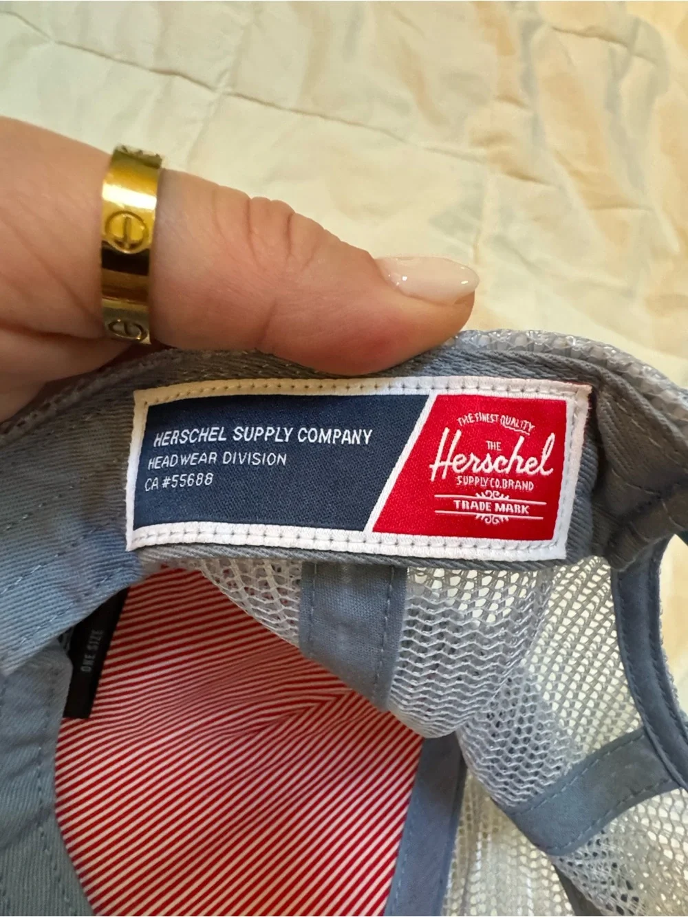 Herschel Kids Floral Trucker SnapBack Hat Blue Mesh OSFM - EUC